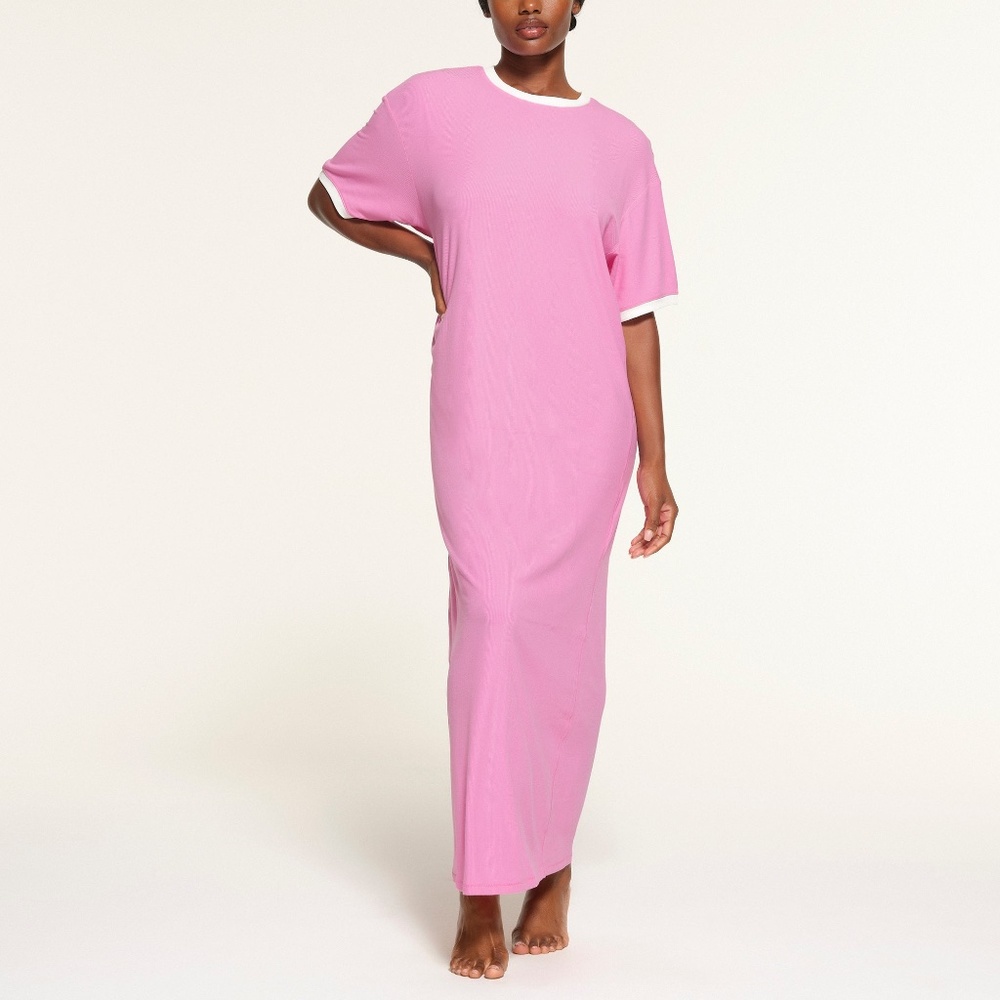 SKIMS Ringer T-Shirt Long Dress